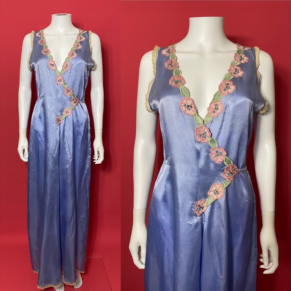 1930s lounge pyjamas, jumpsuit, beach pyjamas