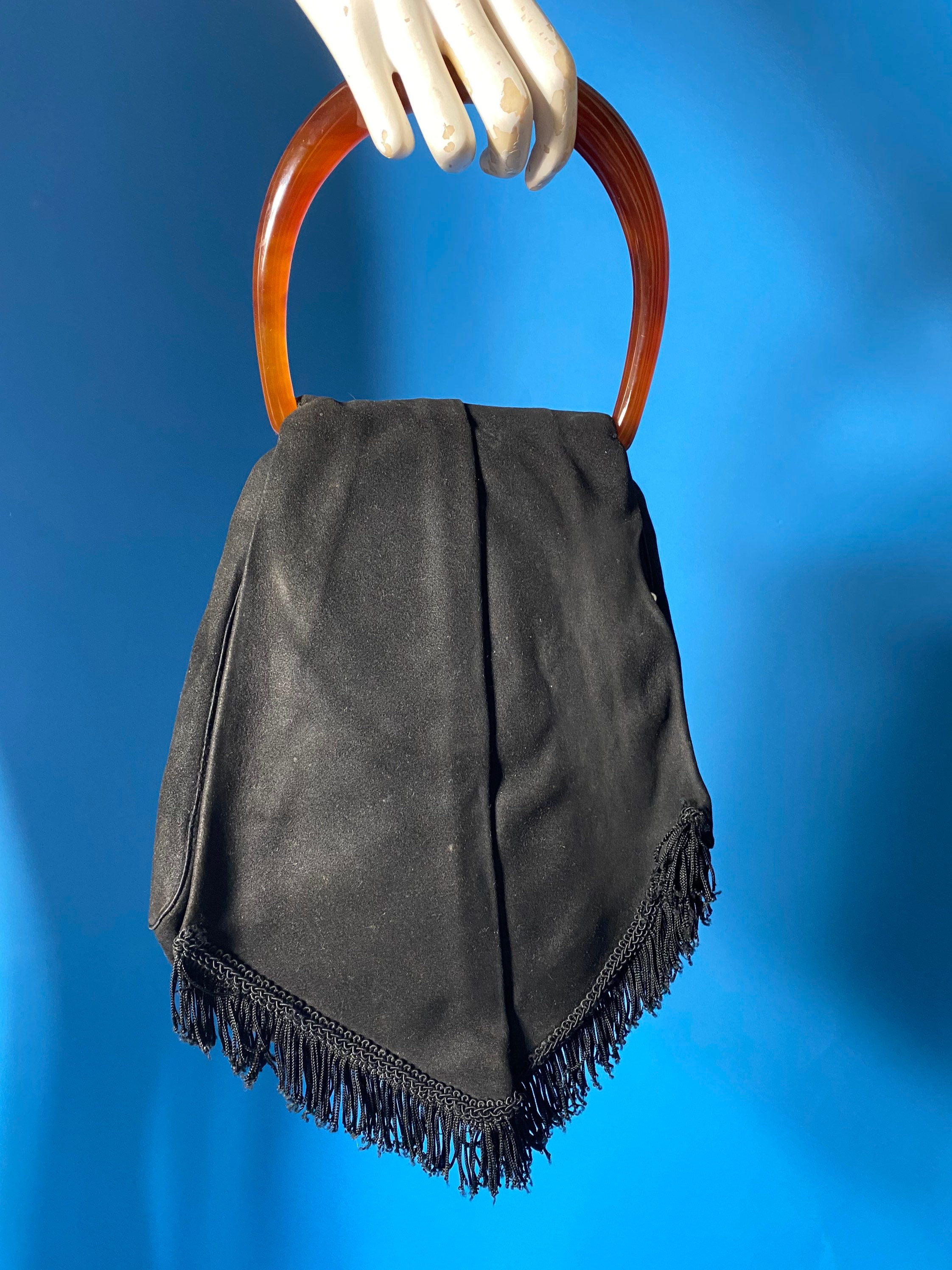 ハンドバッグ ノベルティ Art Deco 1930s Bag With Bakelite Handle - Etsy