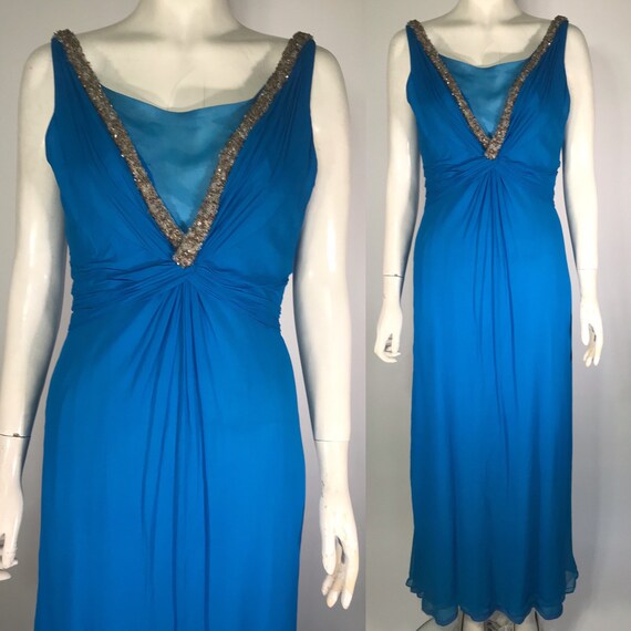 Emma Domb 1960s evening dress, Grecian dress