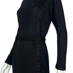 1970s knitted sweater dress, 1977 Spaghetti label