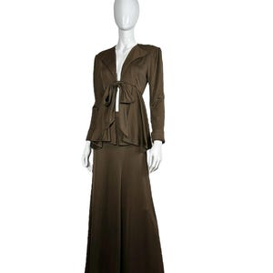 1970s Ossie Clark skirt and blouse set