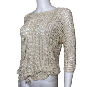 1920s / 30s crochet sweater image 1