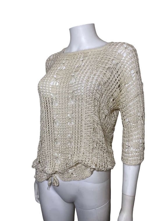 1920s / 30s crochet sweater - image 1