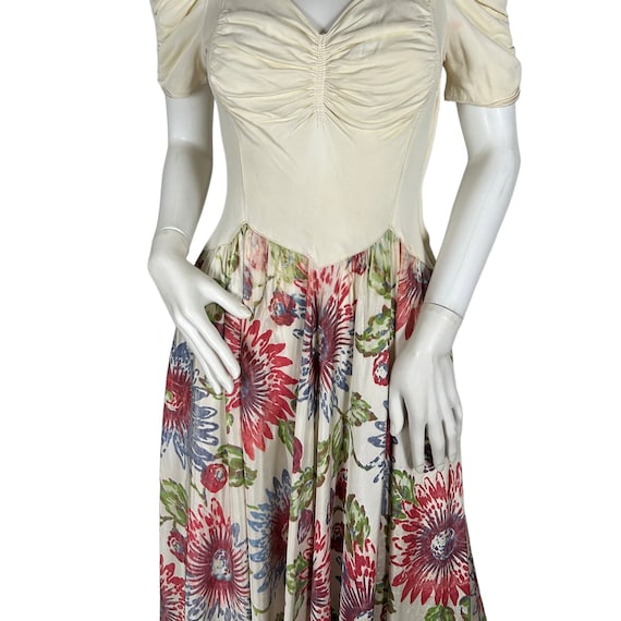 1940s TAFFETA GOWN