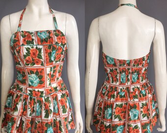 1950s swimming costume/ swim dress