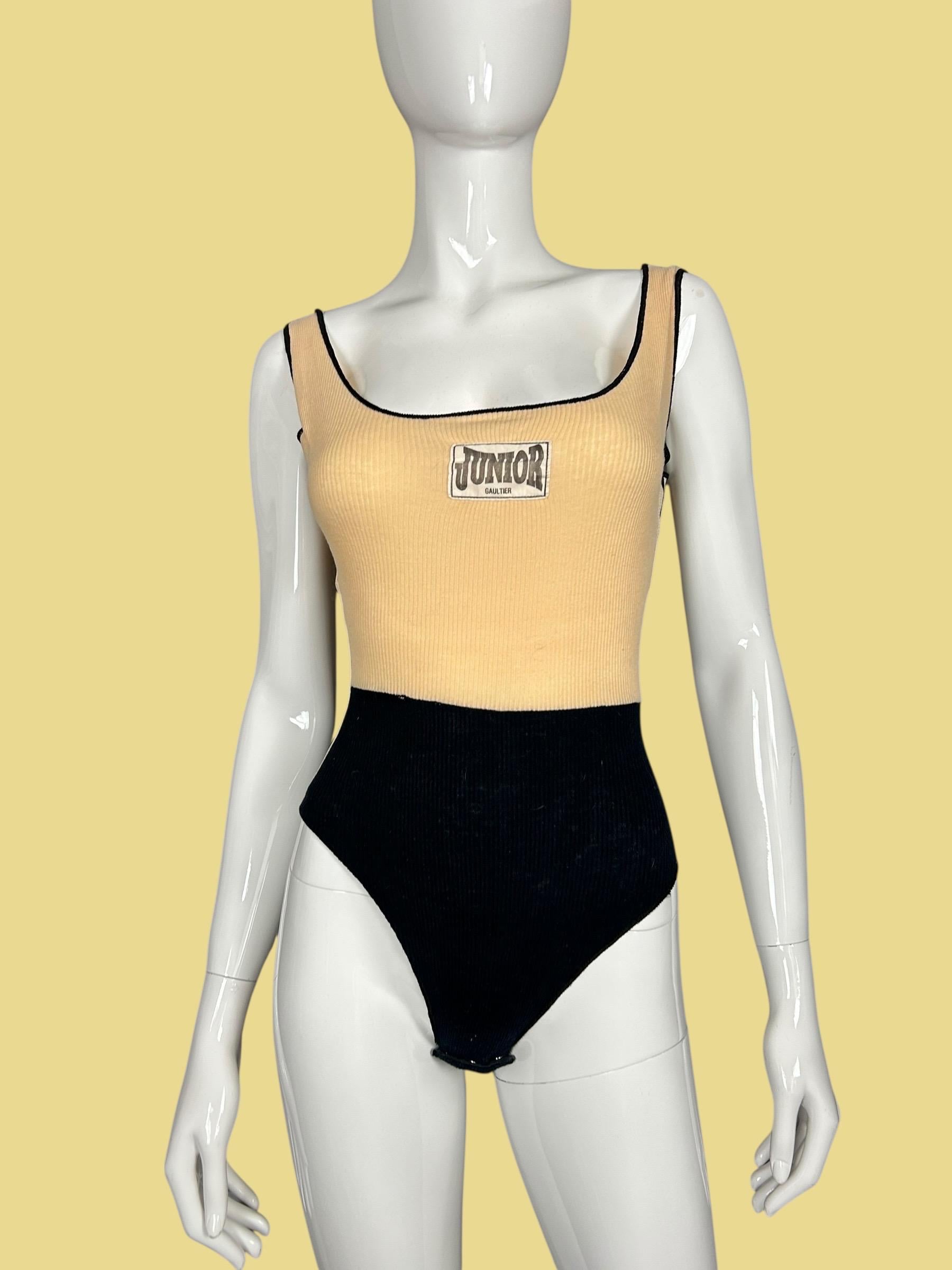 1990s Jean Paul Gaultier Bodysuit, JPG Junior - Etsy