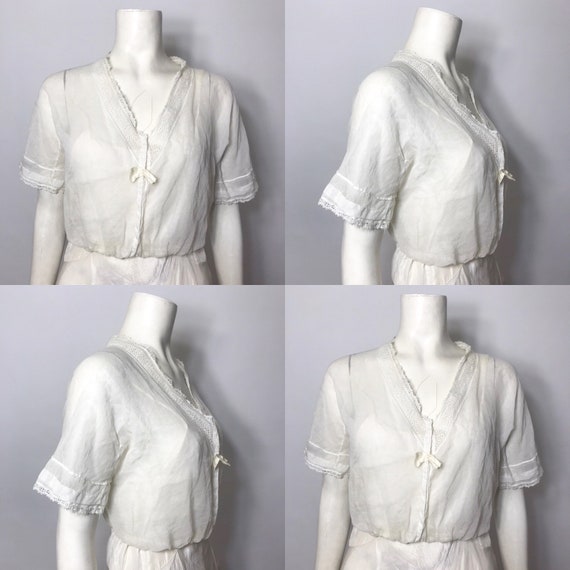 1910s corset cover or blouse