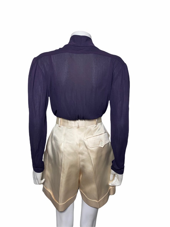 1970s Bill Gibb jersey blouse - image 3