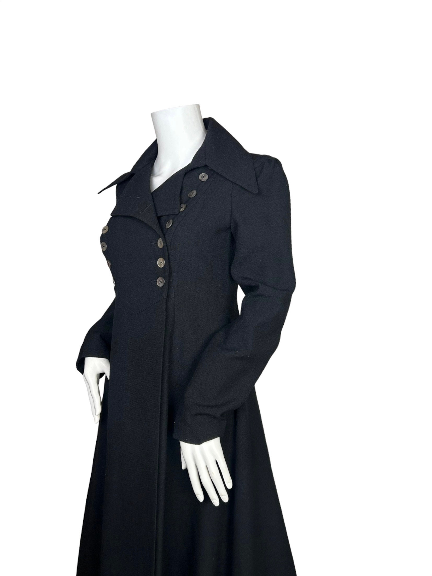 1970s Ossie Clark Coat, Military Style - Etsy