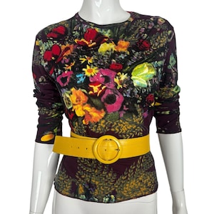 vintage Jean Paul Gaultier mesh top, stretchy