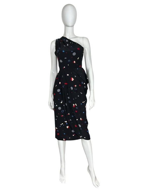 1980s Valentino Asymmetric Dress, Couture or Boutique Label - Etsy
