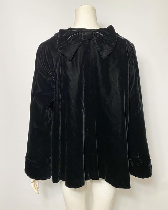 1940s 1950s swing jacket in velvet