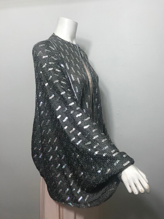 1970s Bill Gibb Cardigan With batwing sleeves, lat