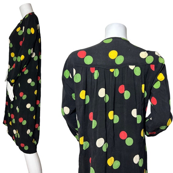 1930s house dress with vibrant spots - image 4