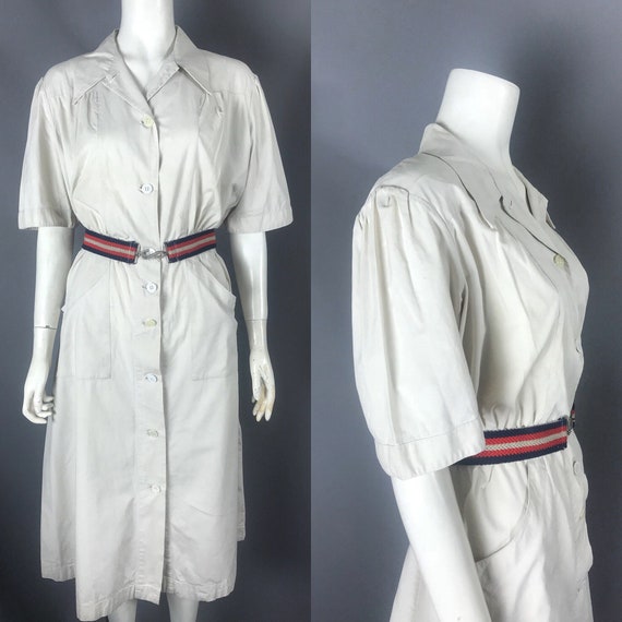 volup 1940s workwear dress