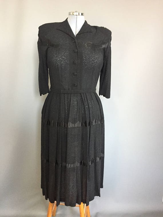 genuine 1940s dress with western influence