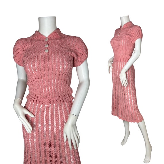 1930s crochet dress - image 2