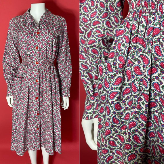1940s house dress or workwear dress by Hercules