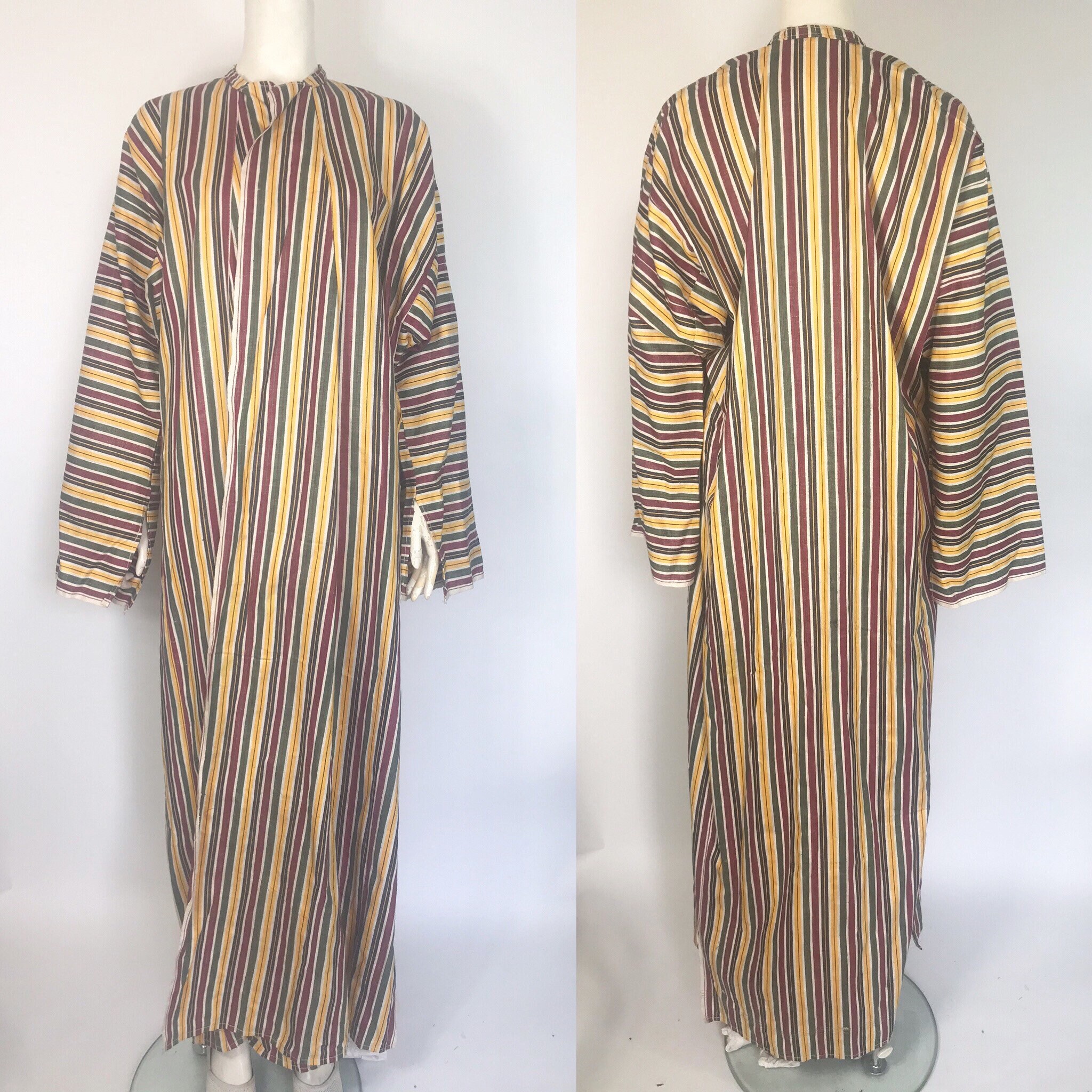 Image of 1930S Chapman, Kaftan, Striped