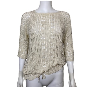 1920s / 30s crochet sweater image 2