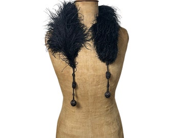 ostrich feather boa, early 20th century