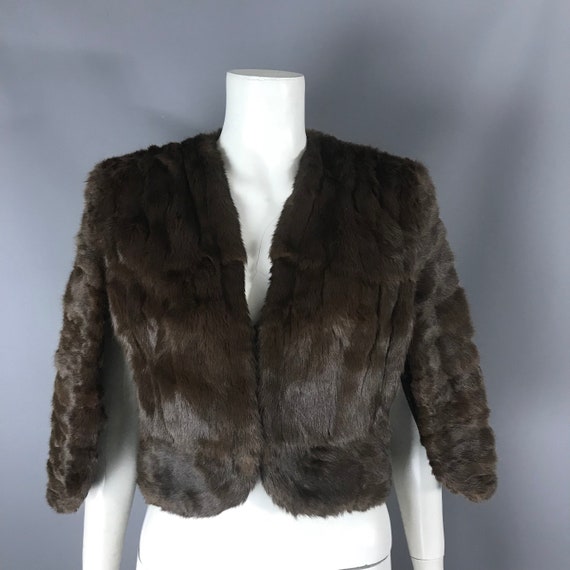 1940s fur cape
