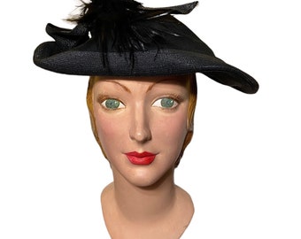1910s Hat With Feathers - Etsy