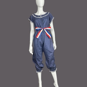 Edwardian swimming costume, early 20th century theatre costume