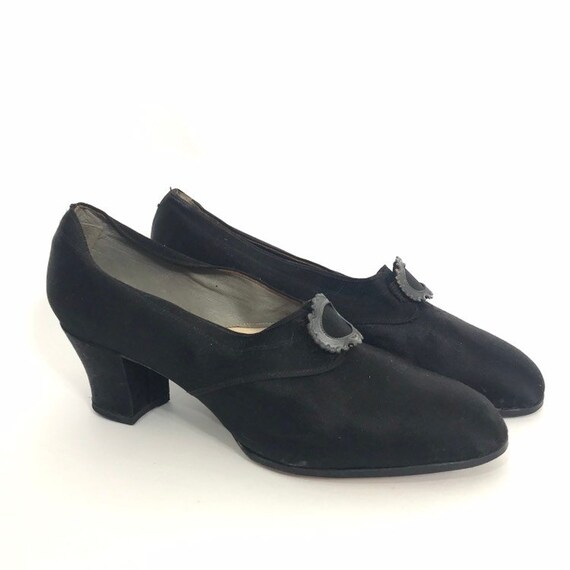 black 1920s shoes