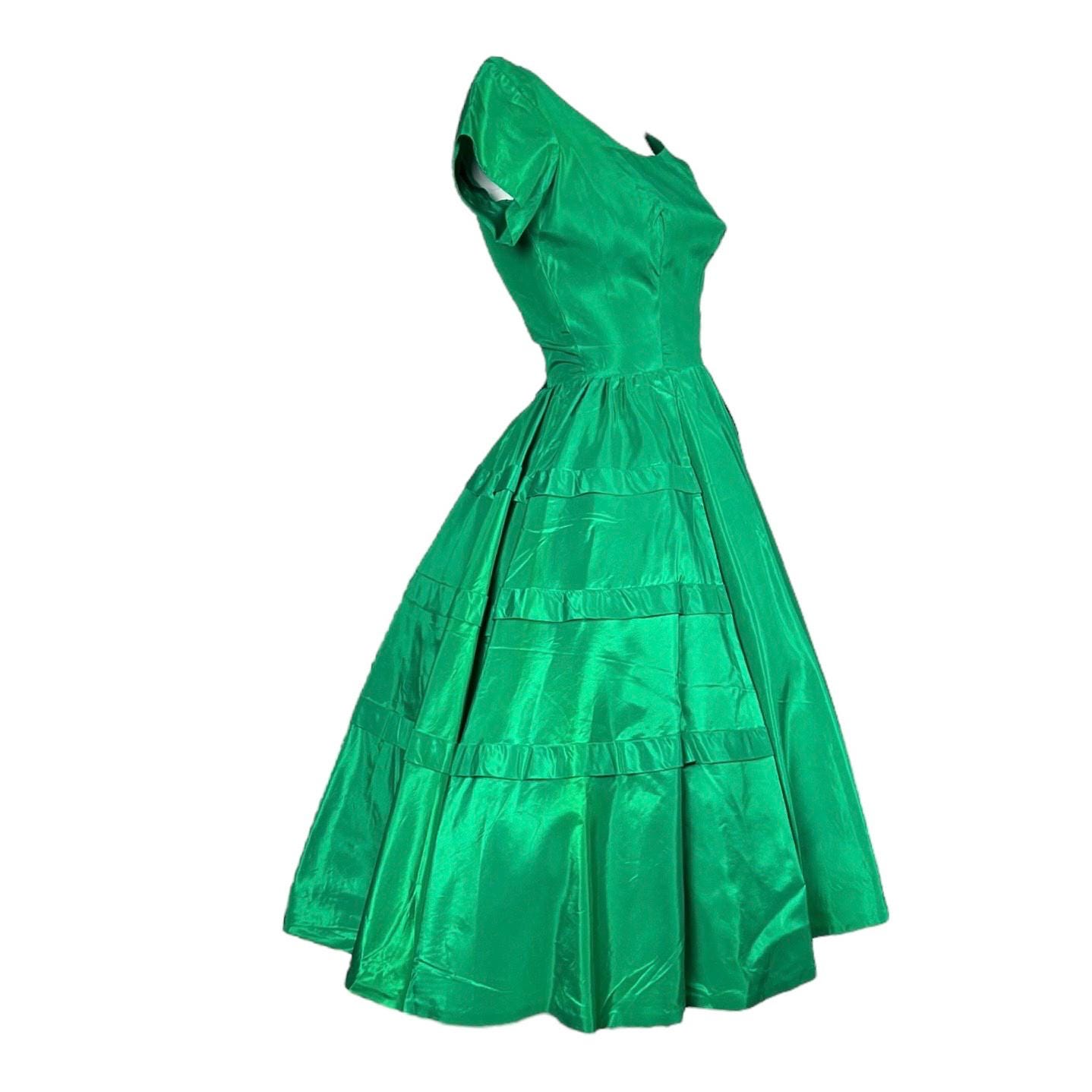 slim fit dress slacks A-Line Emerald Green Glitter Cocktail Party Dress