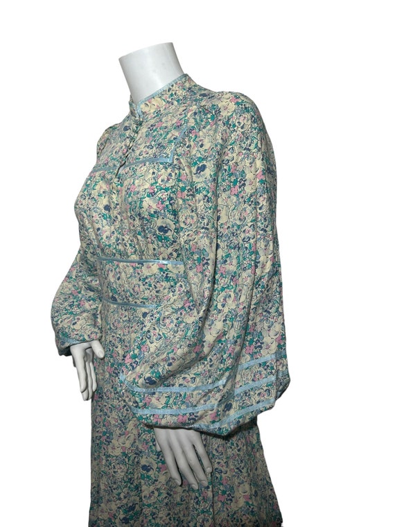 1970s Fine Feathers midi dress, Liberty fabric - image 5