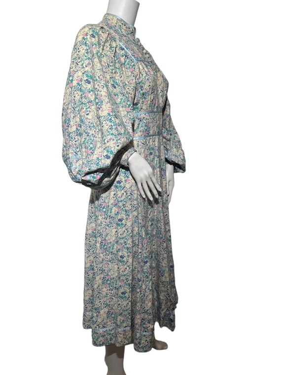 1970s Fine Feathers midi dress, Liberty fabric - image 6