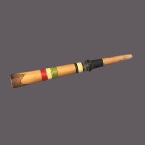 Vintage cigarette holder, painted wood
