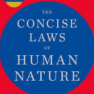 May include: A book cover with a bright red background and a large blue circle in the center. The text reads: #1 NEW YORK TIMES bestselling author of THE 48 LAWS OF POWER, THE CONCISE LAWS OF HUMAN NATURE, and ROBERT GREENE at the bottom.