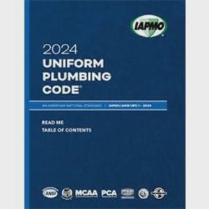 2024 Uniform Plumbing Code – IAPMO/ANSI UPC Paperback