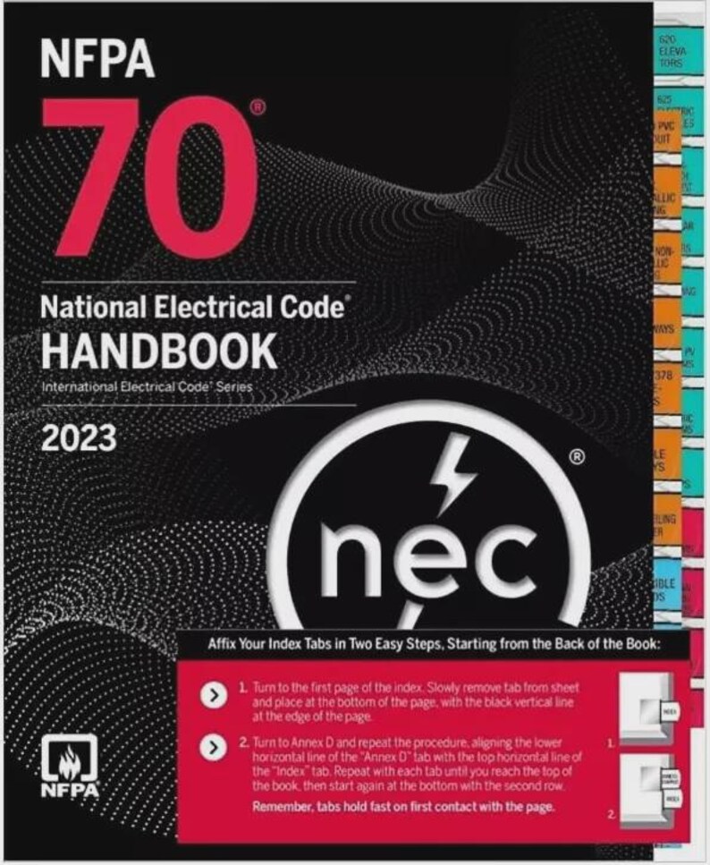 NFPA 70 National Electrical Code Handbook 2023 Edition Hardcover NEC ...