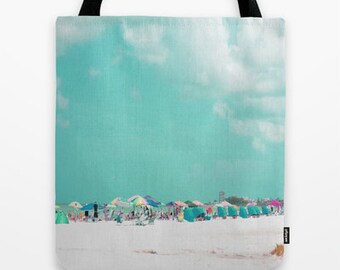 A Day At Siesta Tote Bag/Beach Bag 16 x 16