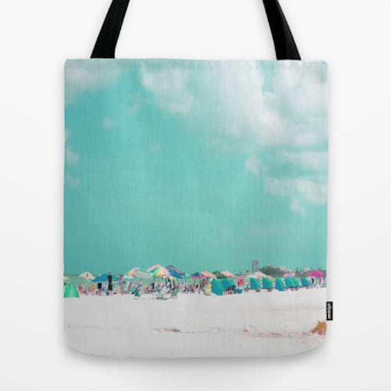 A Day At Siesta Tote Bag/Beach Bag 16 x 16