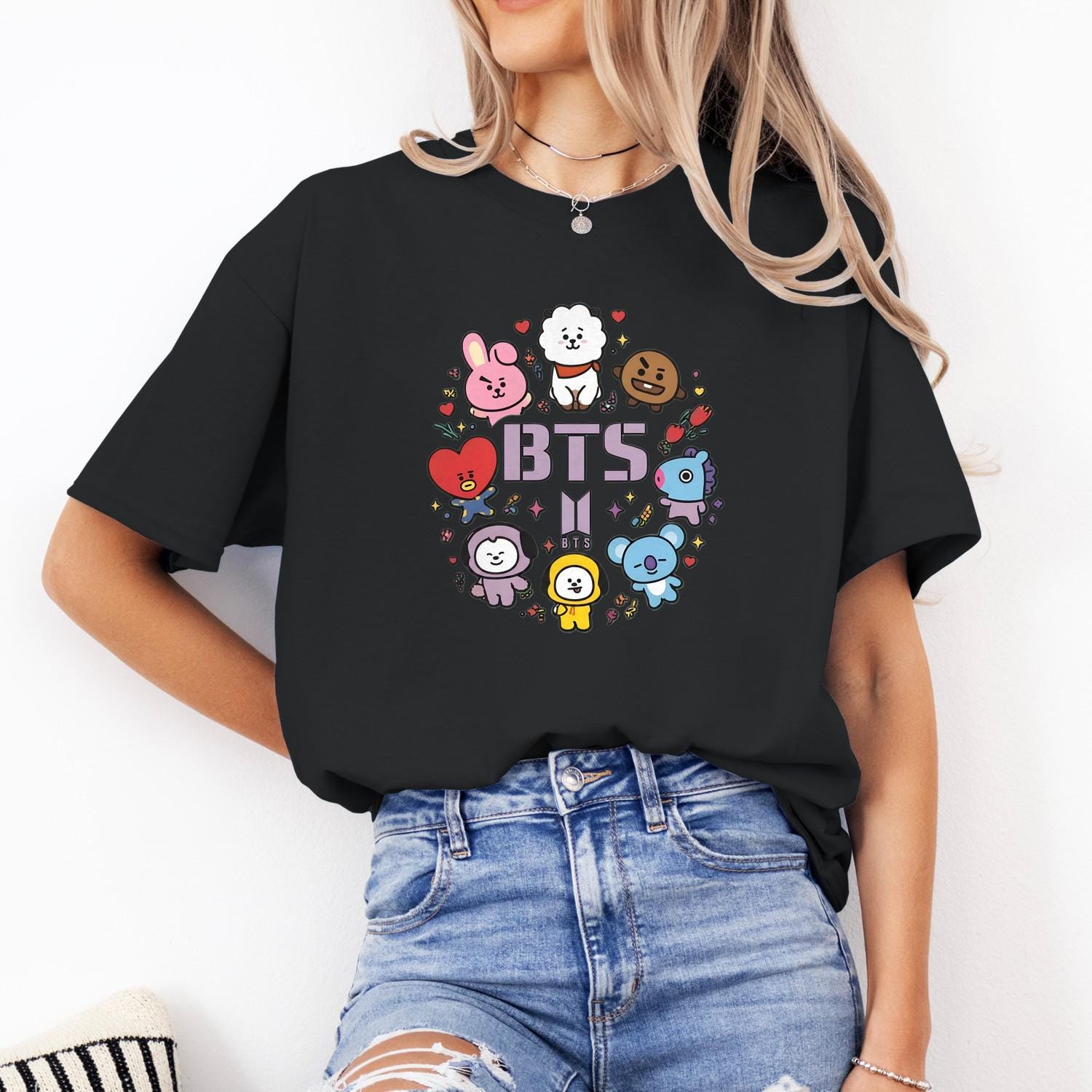 Bts Graphic T Shirt - Etsy