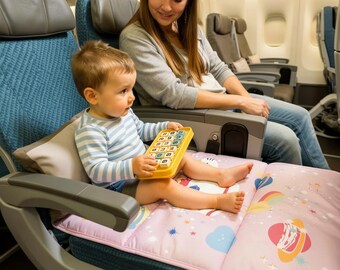 Airplane Toddler Bed Foldable Oxford Fabric Seat Extender Hammock