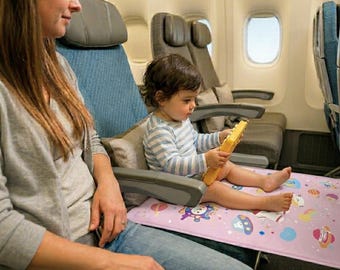 Airplane Toddler Bed Foldable Oxford Fabric Seat Extender Hammock