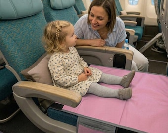 Extensor de asiento de cama infantil para avión, reposapiés para niños, hamaca de vuelo, accesorio de viaje portátil