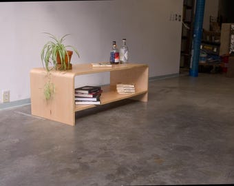 Kerf Bent Hawthorne Coffee Table