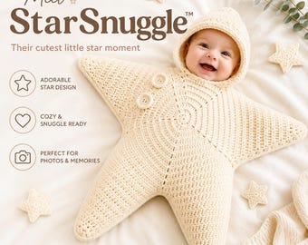 StarSnuggle™ — Pelele acogedor con forma de estrella para bebé