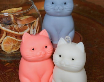 Handgemaakte kattenkaars | Pijlerkaars sojamix | Mellow Fellow Melts