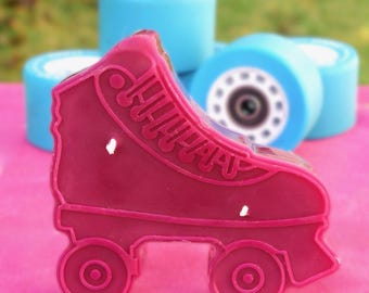 Handgemaakte rolschaatskaars meerdere kleuren | Bijenwaszuilkaars | Mellow Fellow Melts