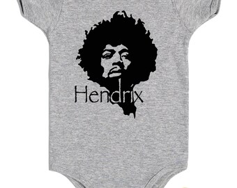 Jimi Hendrix Style Baby Sleepsuit Military Style Outfit