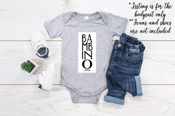 Bambino / Bebé italiano / Ropa / Bebé / Camisa / Ropa de bebé | Etsy México