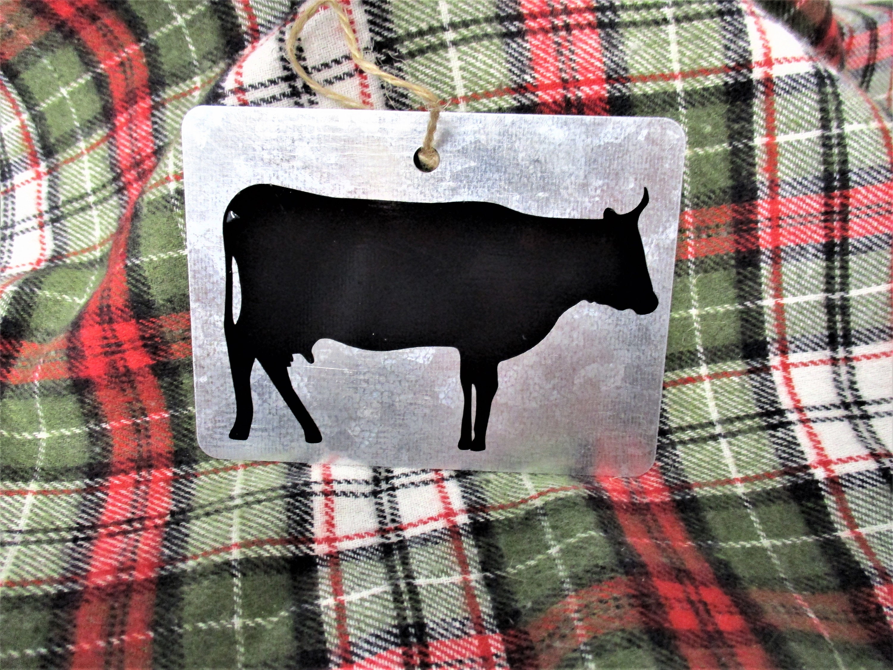 Cow Home Decor Farm Animal Country Decor Christmas Ornament