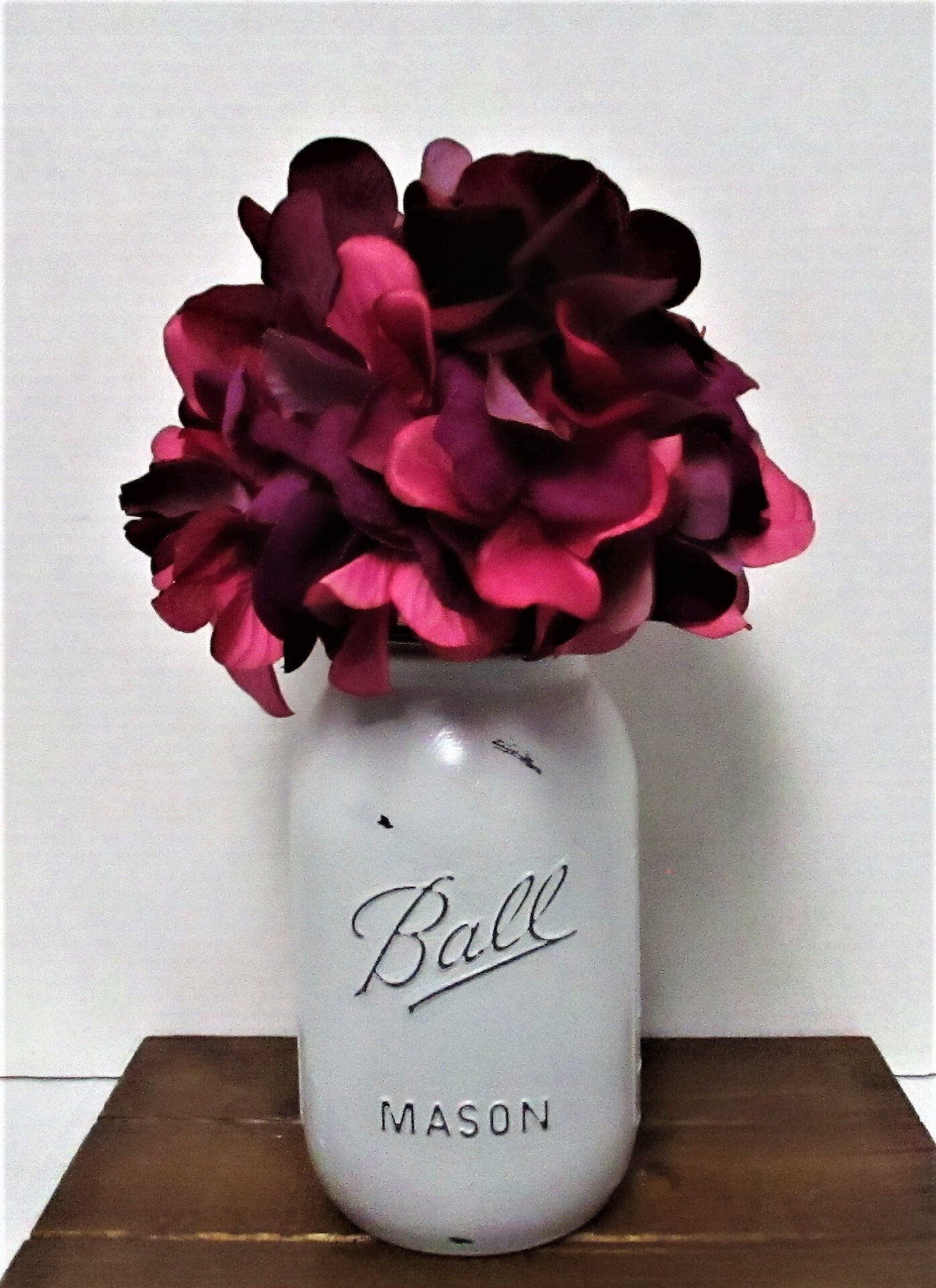 Mason Jar Flower Centerpiece Country Chic Farmhouse Centerpiece